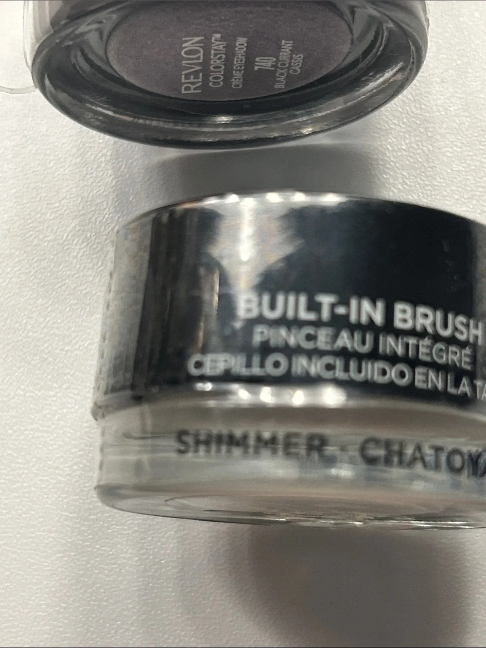 Revlon ColorStay Creme Eyeshadow Duo - Black Currant casis #740 & Vanilla #750